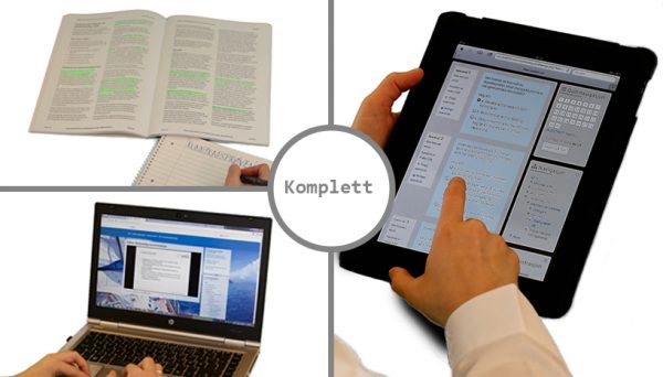 Pakke Kunnskapsprøven salgsbevilling: Nettkurs + Pensumhefte + Test deg selv